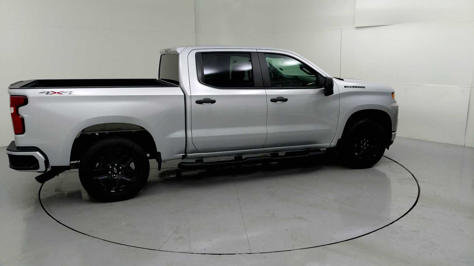 2021 Chevrolet Silverado 1500 Custom Silver Ice Metallic at Marchant Chevrolet