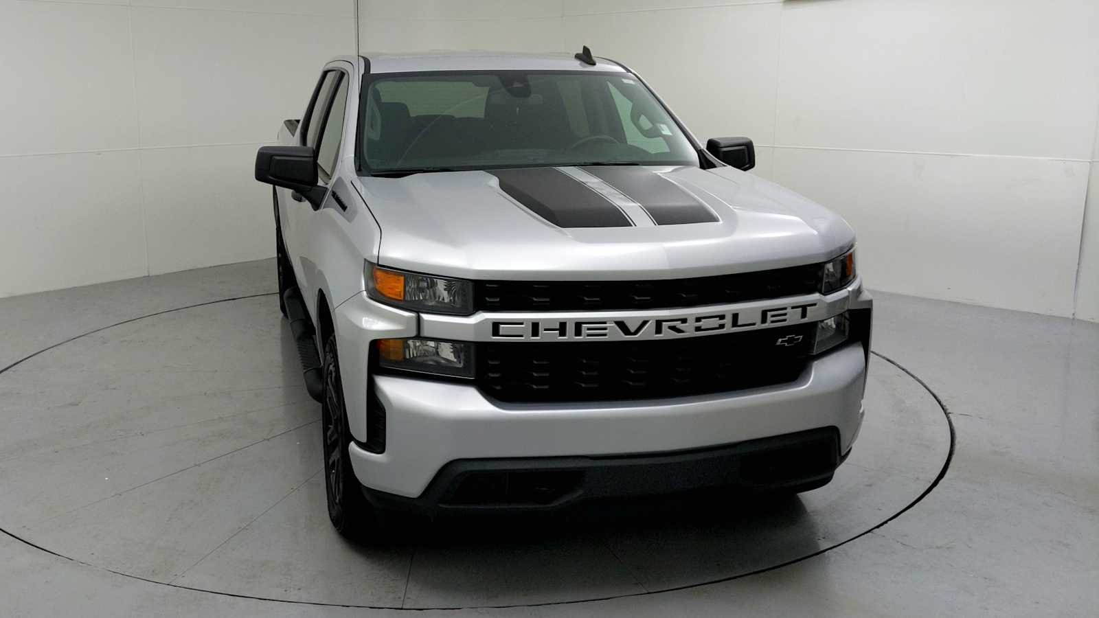 2021 Chevrolet Silverado 1500 Custom Silver Ice Metallic at Marchant Chevrolet