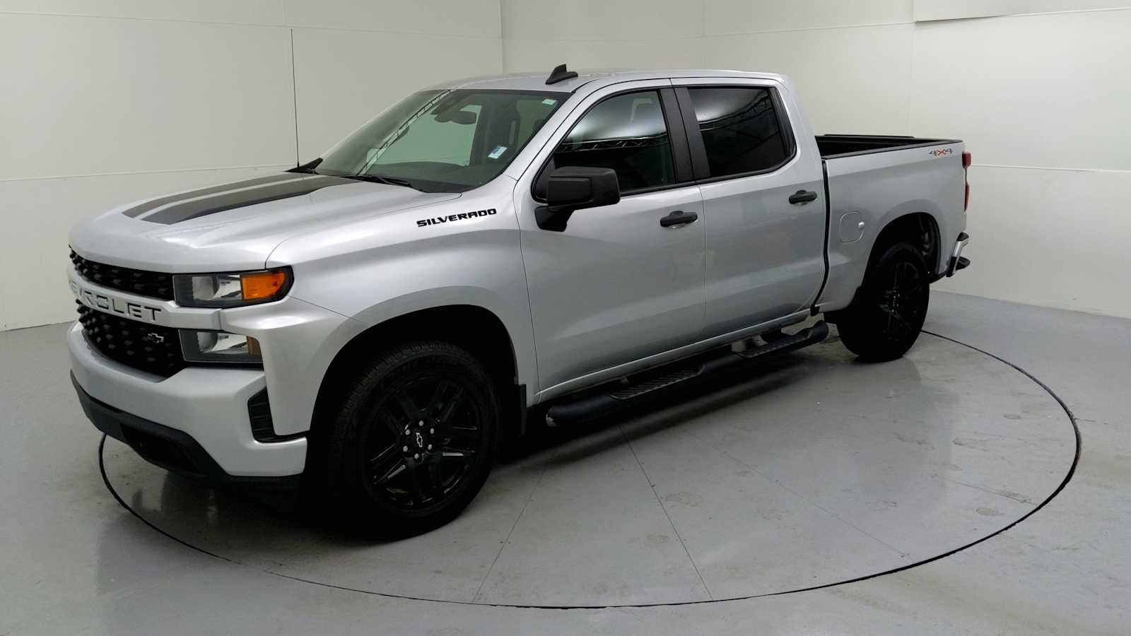 2021 Chevrolet Silverado 1500 Custom Silver Ice Metallic at Marchant Chevrolet