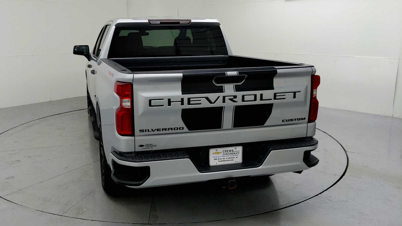 2021 Chevrolet Silverado 1500 Custom Silver Ice Metallic at Marchant Chevrolet