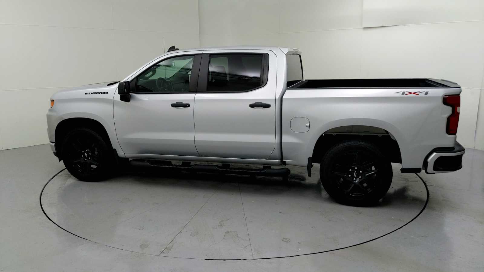 2021 Chevrolet Silverado 1500 Custom Silver Ice Metallic at Marchant Chevrolet