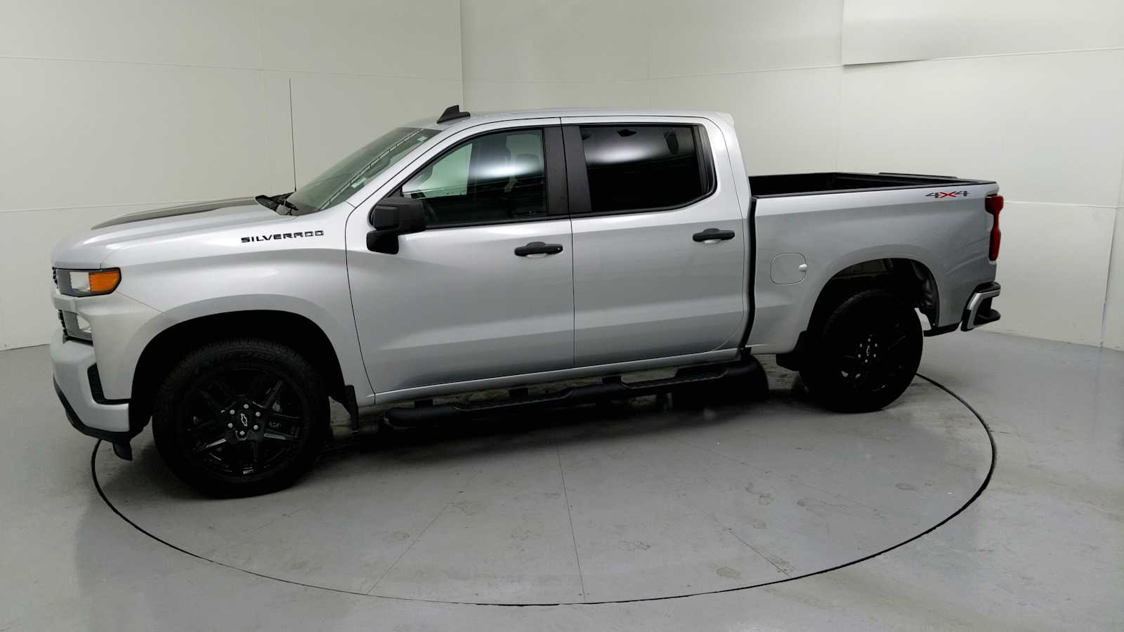 2021 Chevrolet Silverado 1500 Custom Silver Ice Metallic at Marchant Chevrolet