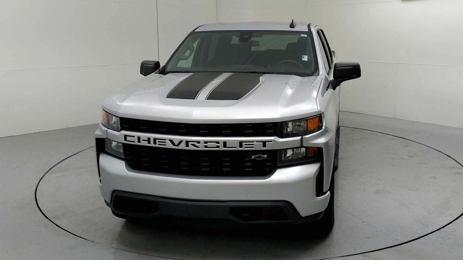 2021 Chevrolet Silverado 1500 Custom Silver Ice Metallic at Marchant Chevrolet