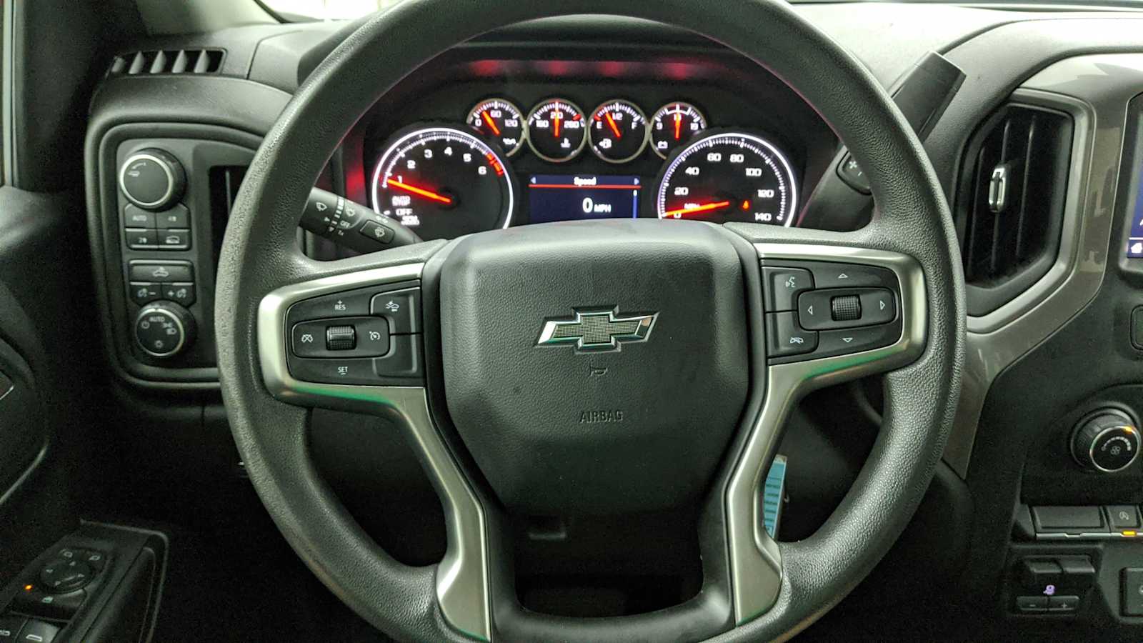 2021 Chevrolet Silverado 1500 Custom Silver Ice Metallic at Marchant Chevrolet