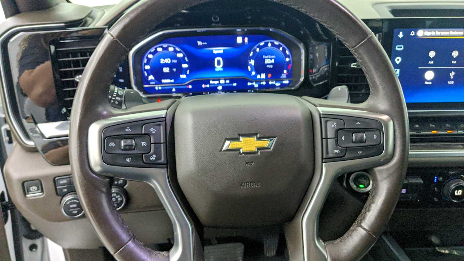 2022 Chevrolet Silverado 1500 LTZ Summit White at Marchant Chevrolet