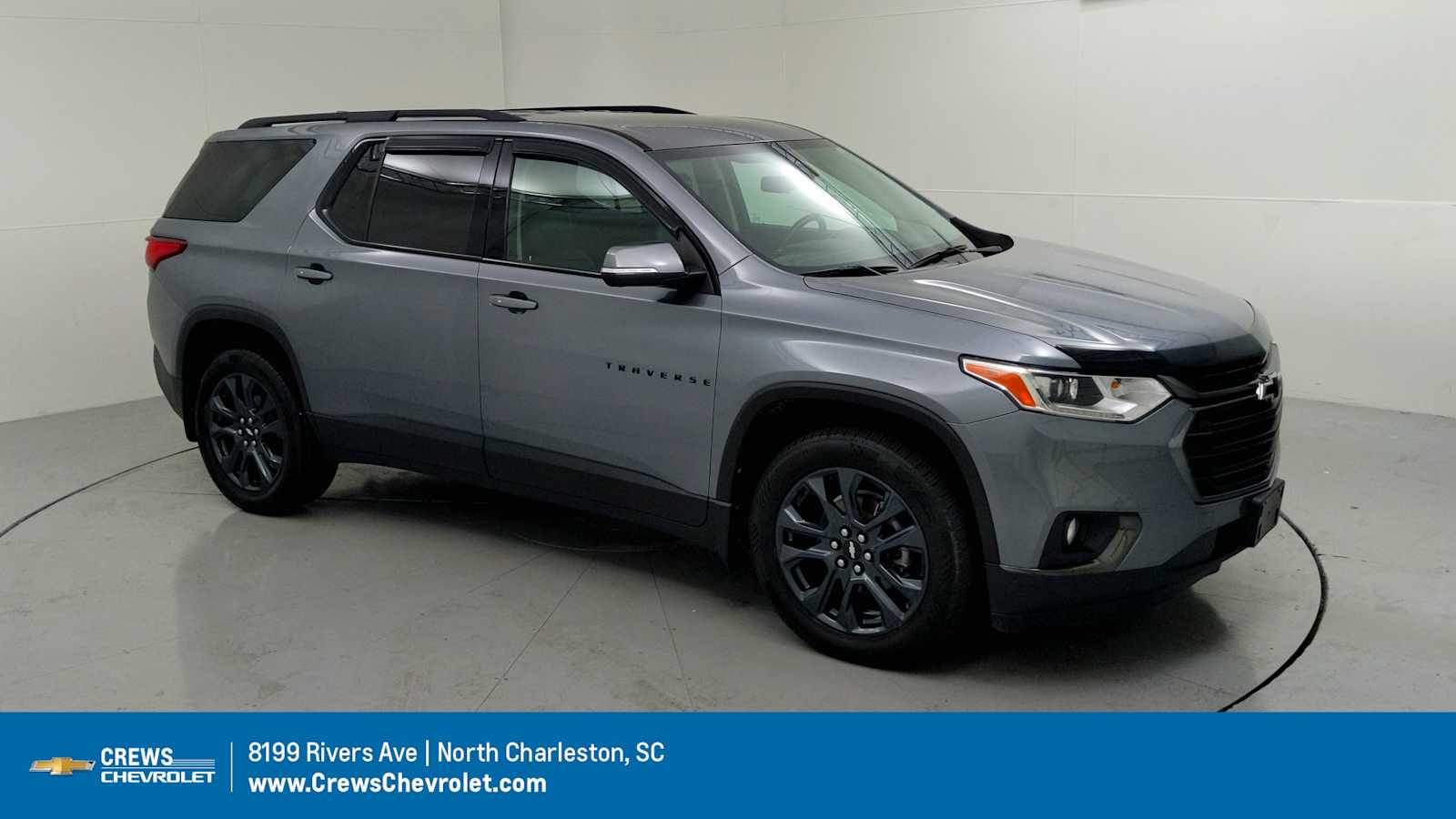 2021 Chevrolet Traverse RS Satin Steel Metallic at Stokes Toyota Beaufort