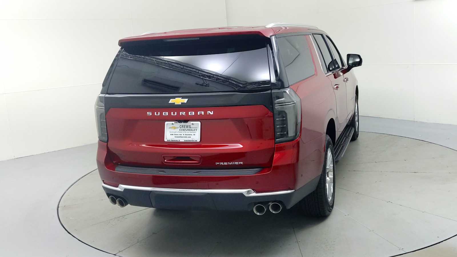 2026 Chevrolet Suburban Premier Radiant Red Tintcoat at Crews Chevrolet