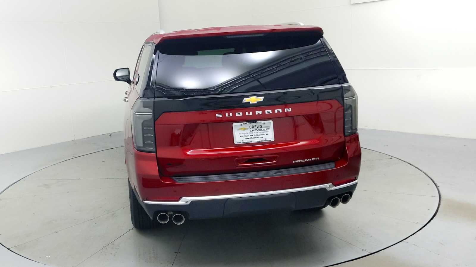 2026 Chevrolet Suburban Premier Radiant Red Tintcoat at Crews Chevrolet