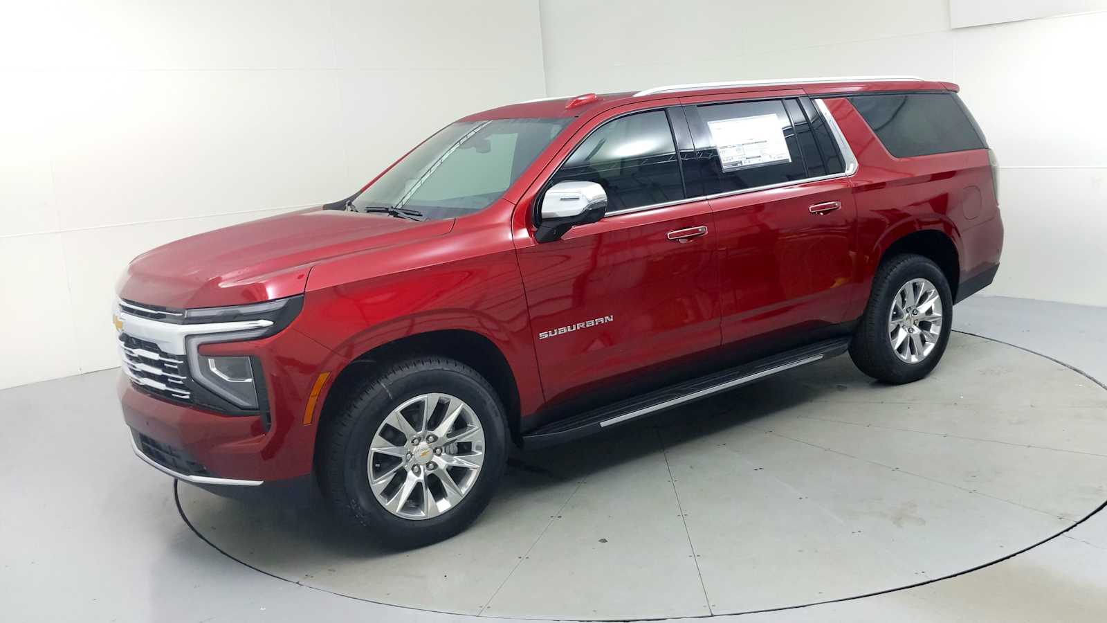 2026 Chevrolet Suburban Premier Radiant Red Tintcoat at Crews Chevrolet