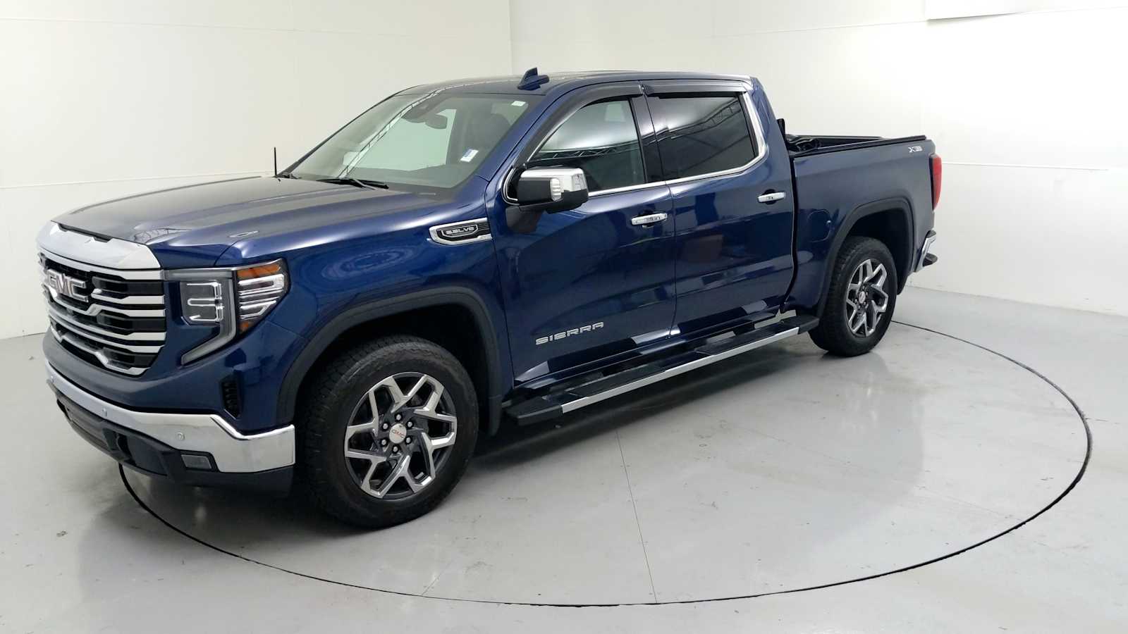 2023 GMC Sierra 1500 SLT Pacific Blue Metallic at Cooper Chevrolet GMC