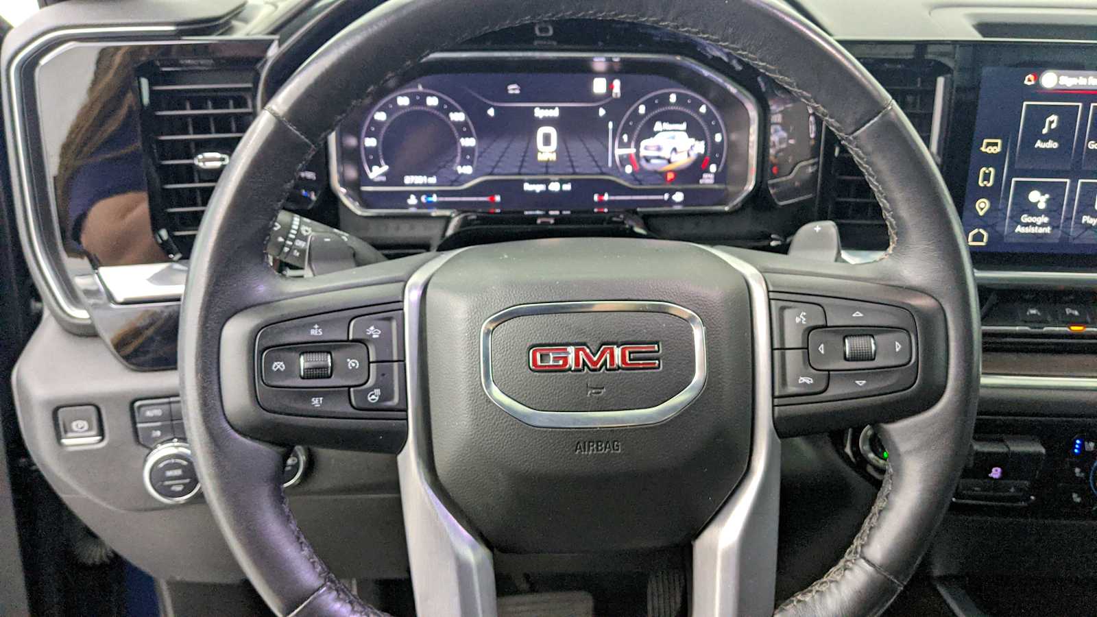 2023 GMC Sierra 1500 SLT Pacific Blue Metallic at Cooper Chevrolet GMC