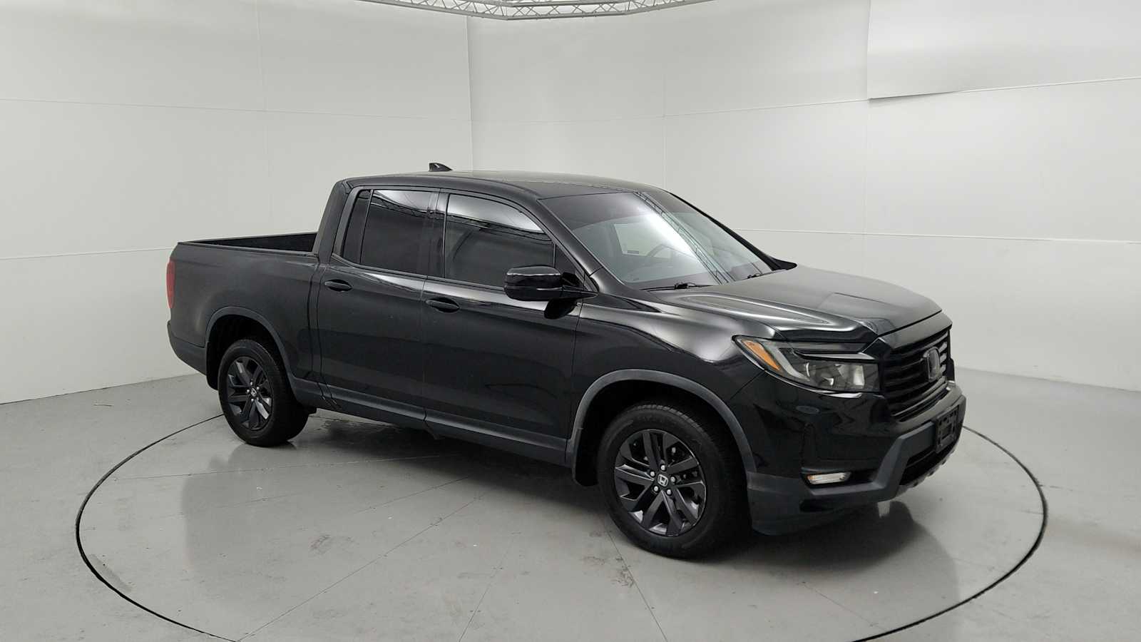 Crystal Black Pearl 2021 Honda Ridgeline Pickup Truck All-Wheel Drive 9-Speed Automatic