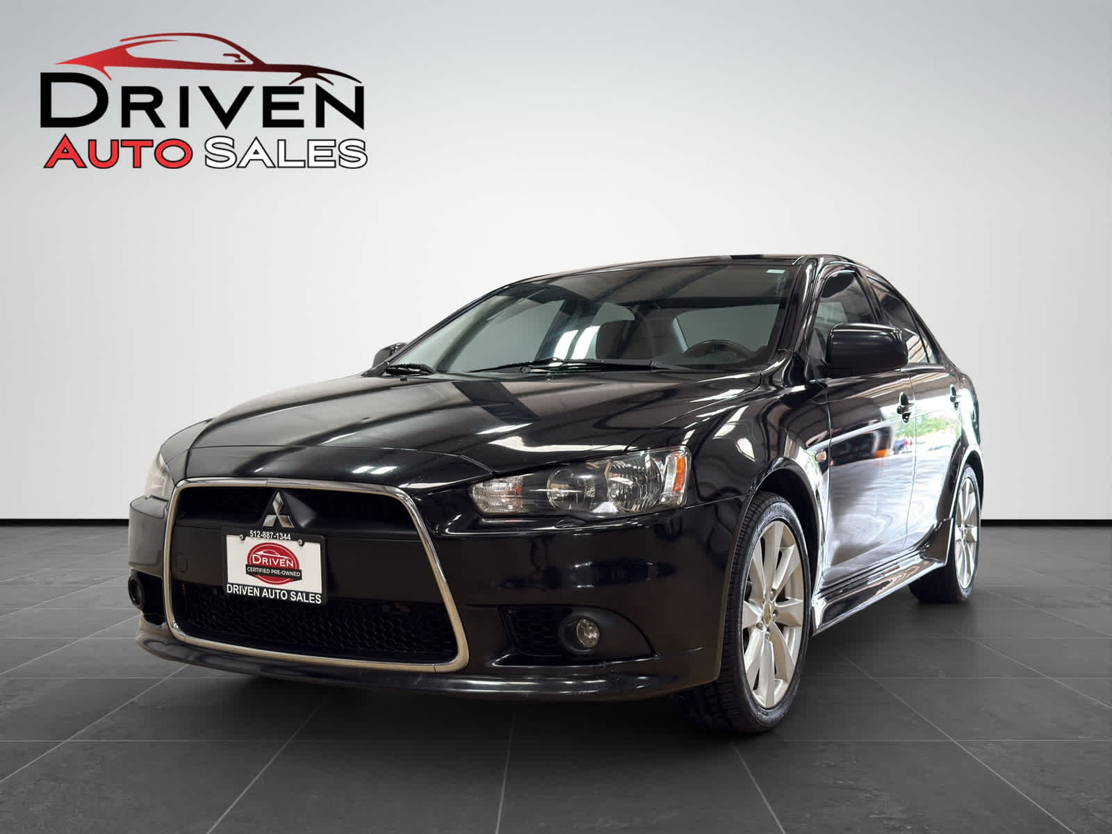 Black 2012 Mitsubishi Lancer GT FWD Sedan Front-Wheel Drive Automatic