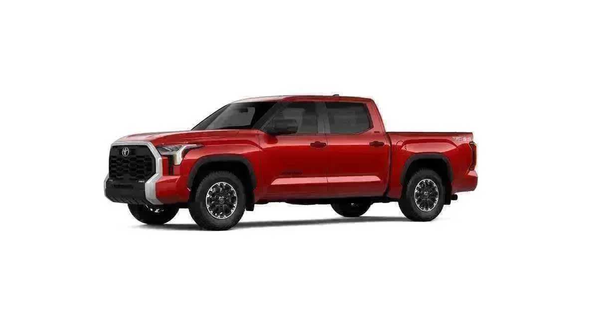 Supersonic Red 2026 Toyota Tundra SR5 CrewMax Cab 4WD Pickup Truck Four-Wheel Drive Automatic