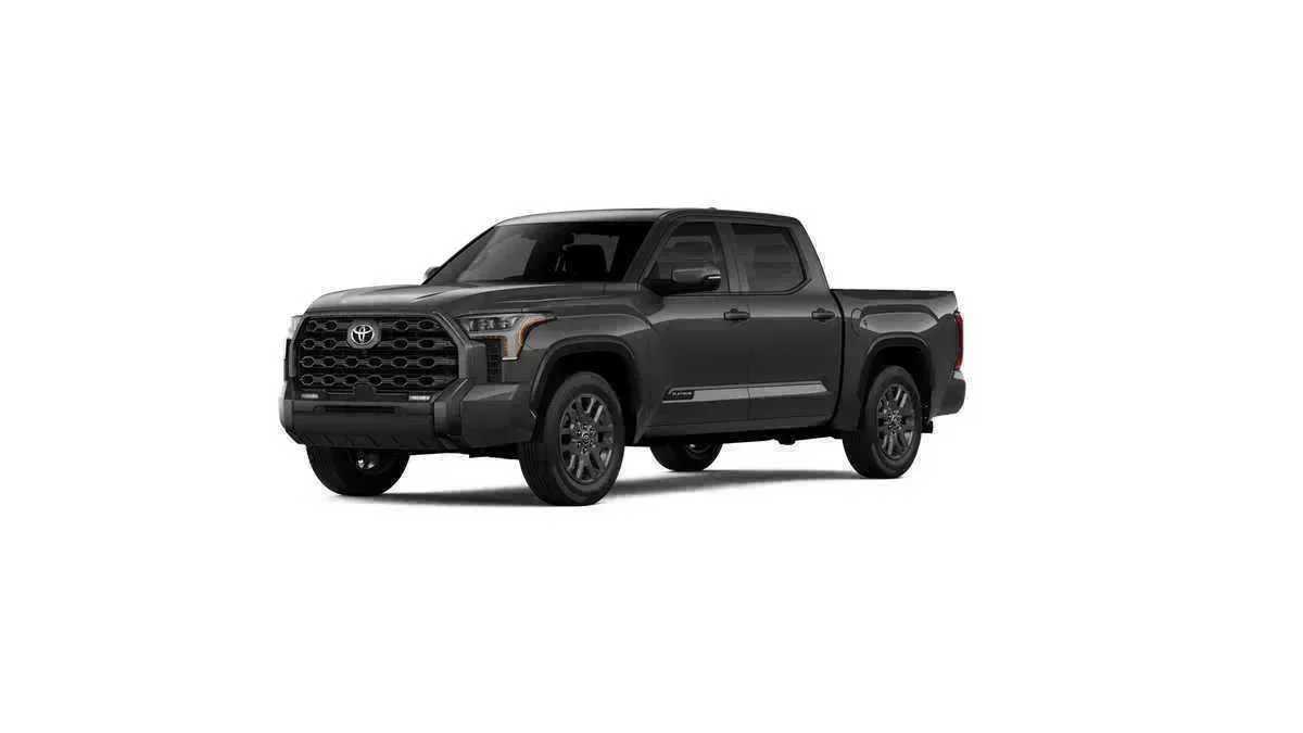 Magnetic Gray Metallic 2026 Toyota Tundra Platinum CrewMax Cab 4WD Pickup Truck Four-Wheel Drive Automatic