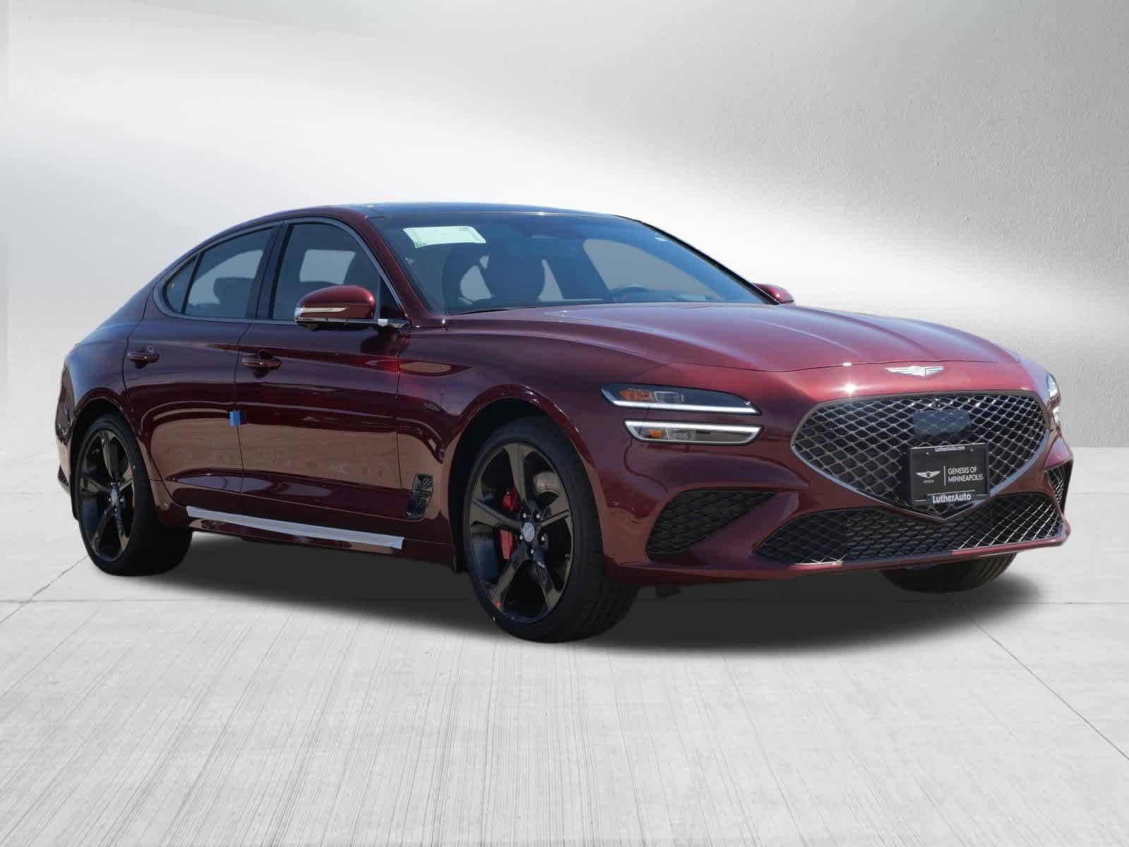 Cavendish Red 2026 Genesis G70 3.3T Sport Prestige AWD Sedan All-Wheel Drive 8-Speed Automatic