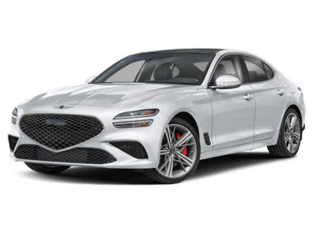 Uyuni White 2025 Genesis G70 3.3T Sport Advanced RWD Sedan Rear-Wheel Drive 8-Speed Automatic