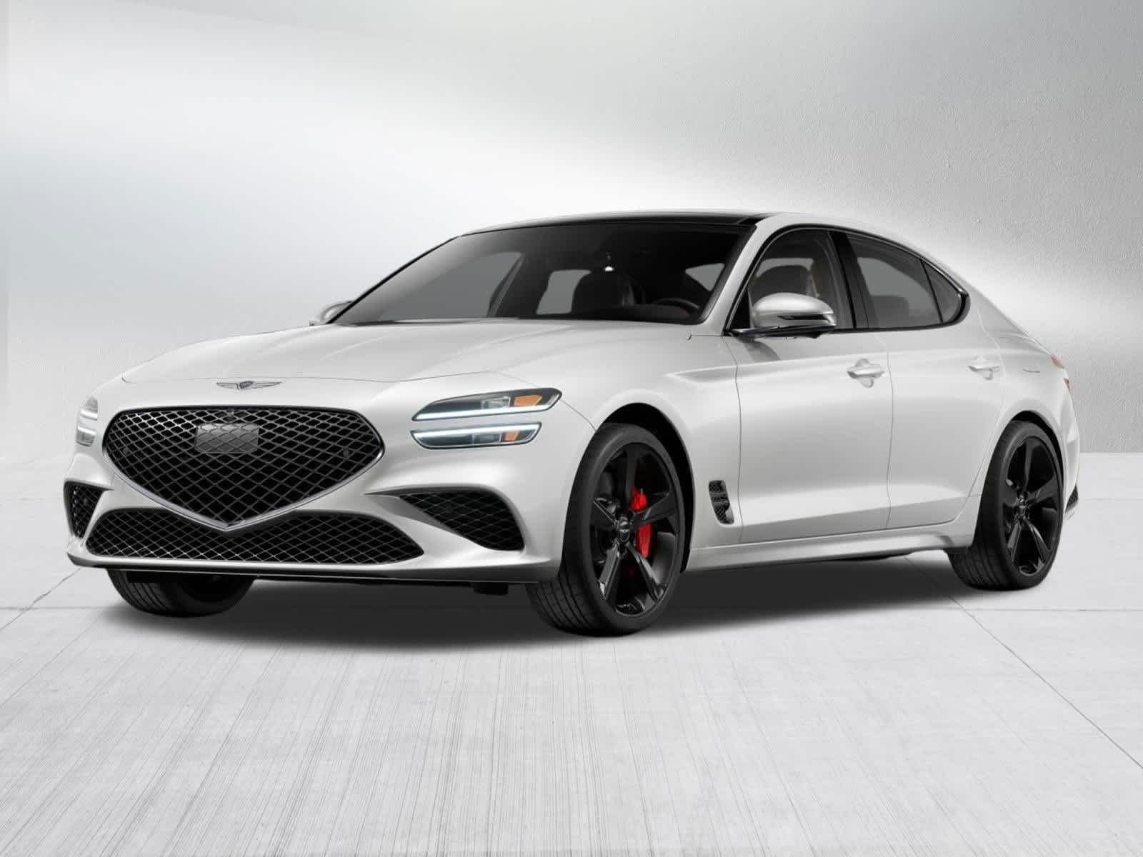 Uyuni White 2026 Genesis G70 3.3T Sport Prestige AWD Sedan All-Wheel Drive 8-Speed Automatic