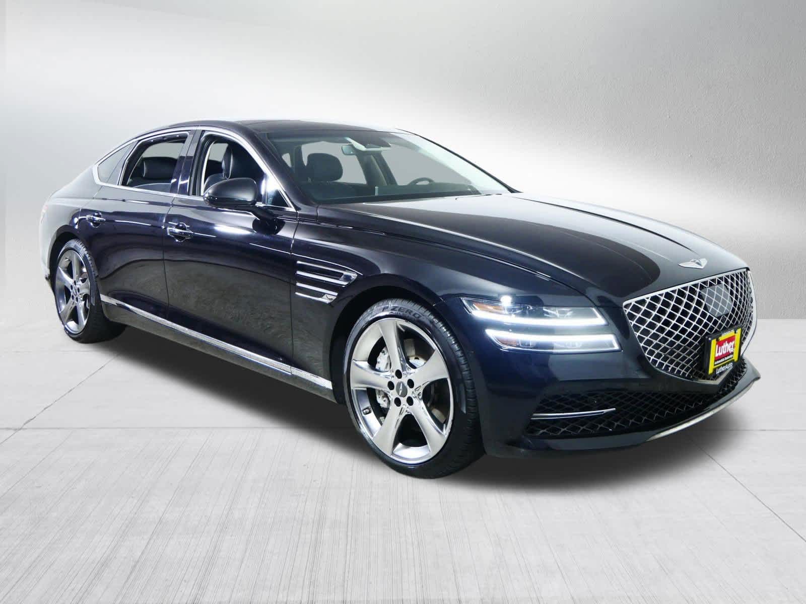 Vik Black 2021 Genesis G80 3.5T RWD Sedan Rear-Wheel Drive Automatic