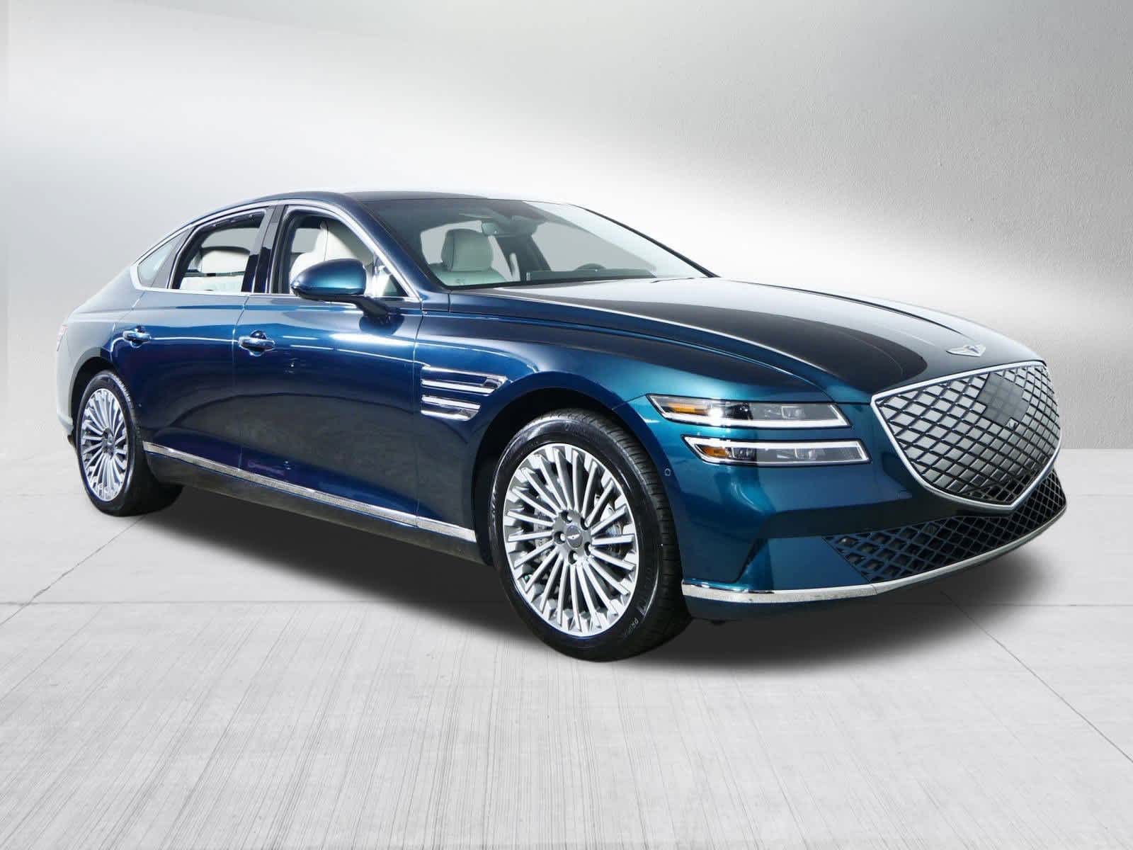 Matira Blue 2024 Genesis G80 Electrified Advanced AWD Sedan All-Wheel Drive 1-Speed Automatic