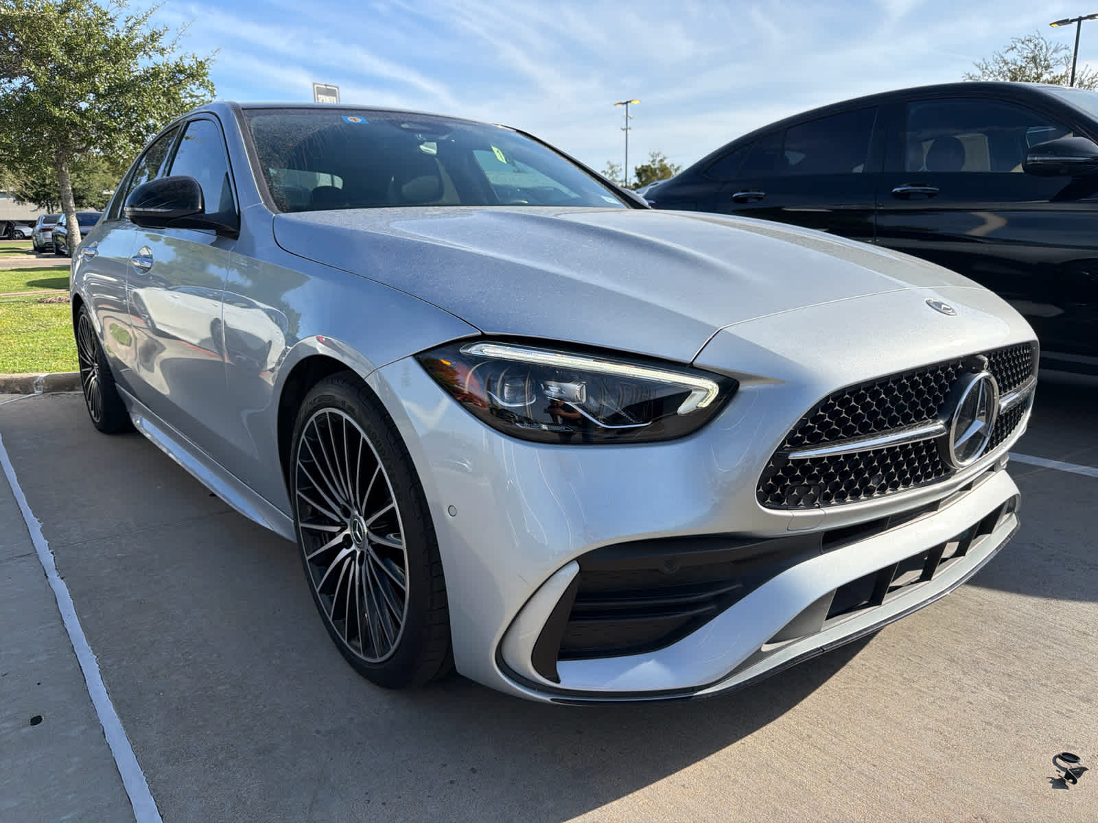Certified Used 2023 Cirrus Silver Metallic Mercedes-Benz C 300 image 2