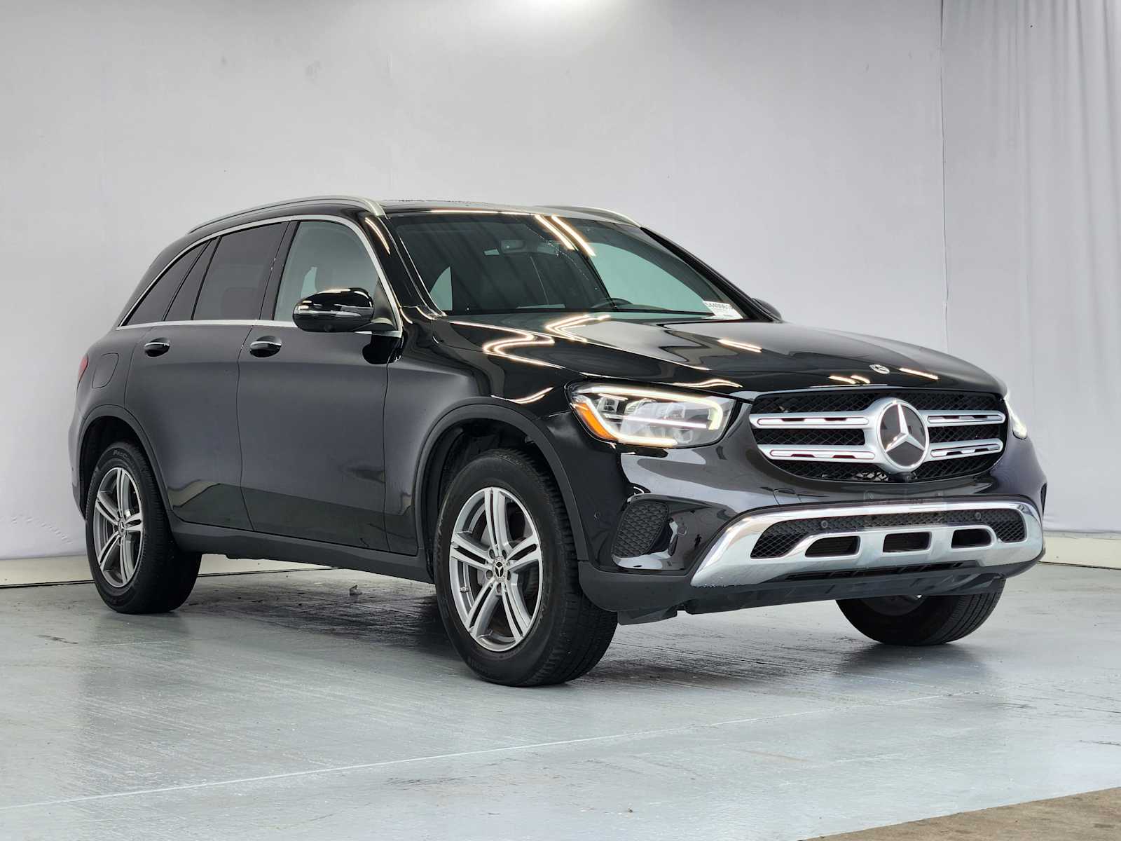 Certified Used 2021 Black Mercedes-Benz GLC 300 image 2