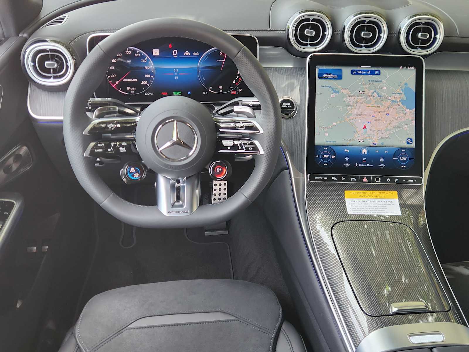 Certified Used 2025 Black Mercedes-Benz AMG® GLC 63 S E Performance image 25