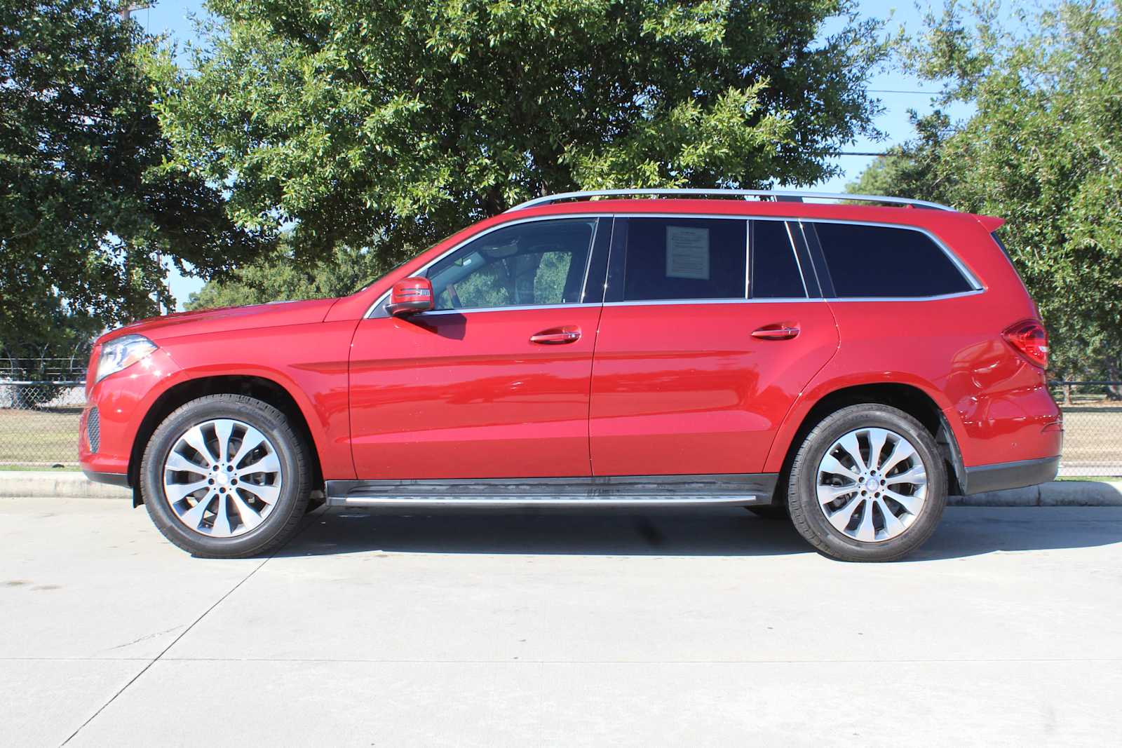 Used 2017 designo Cardinal Red Metallic Mercedes-Benz GLS 450 image 2