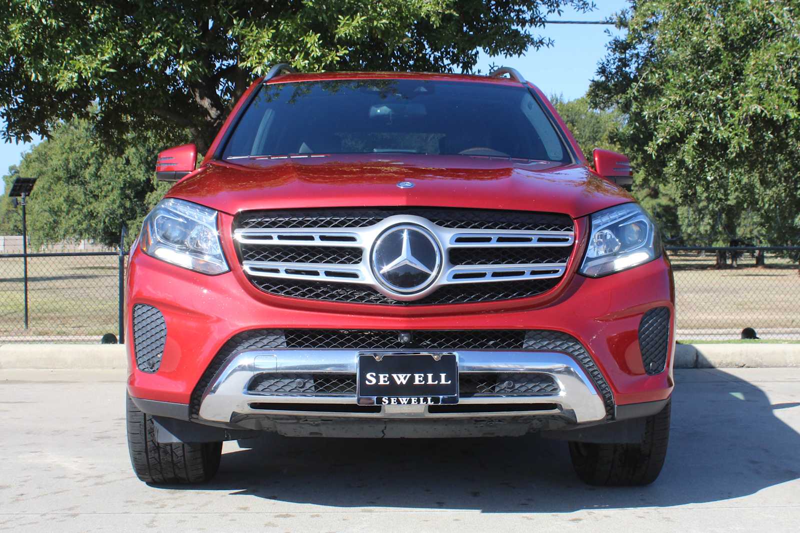 Used 2017 designo Cardinal Red Metallic Mercedes-Benz GLS 450 image 7