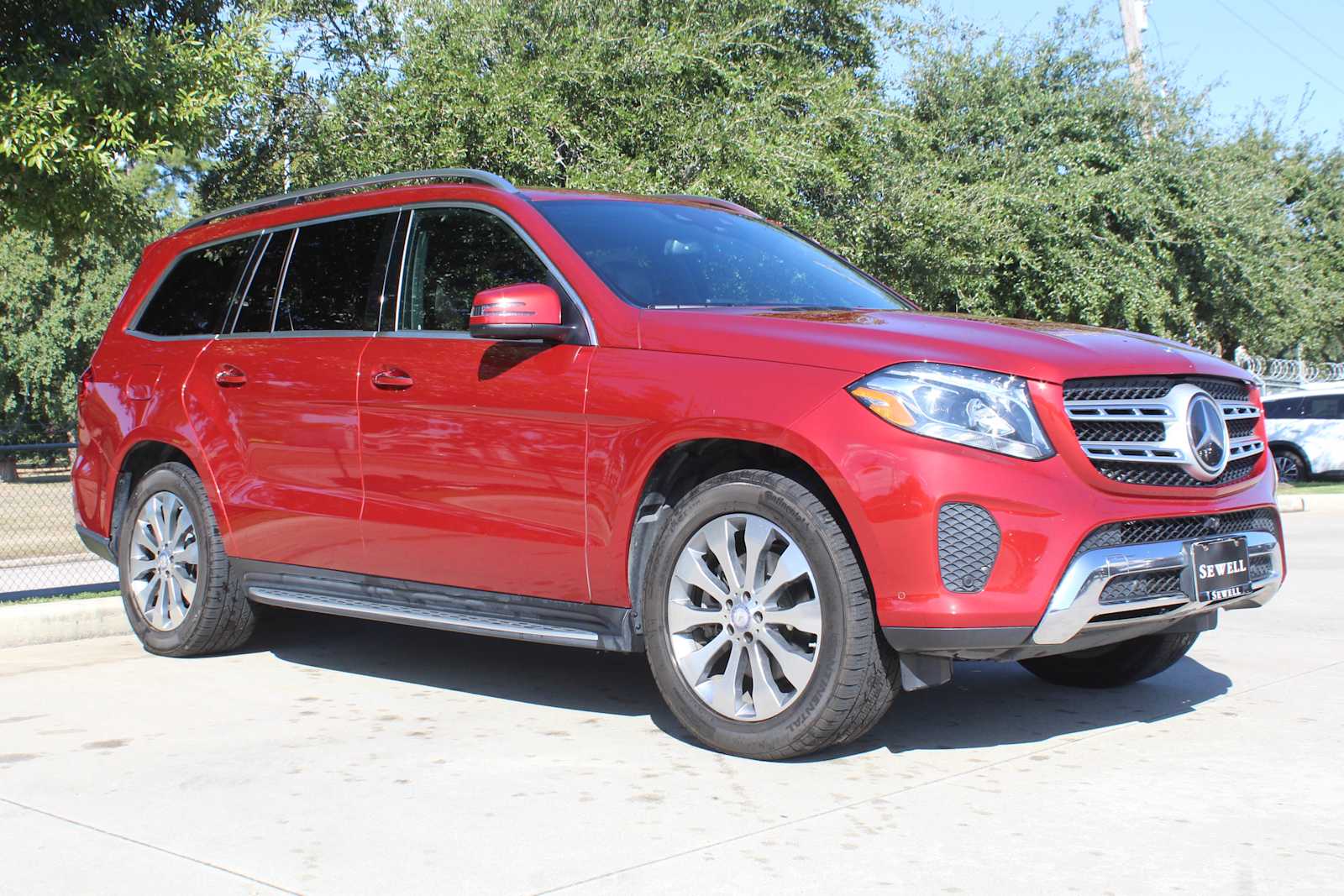 Used 2017 designo Cardinal Red Metallic Mercedes-Benz GLS 450 image 6