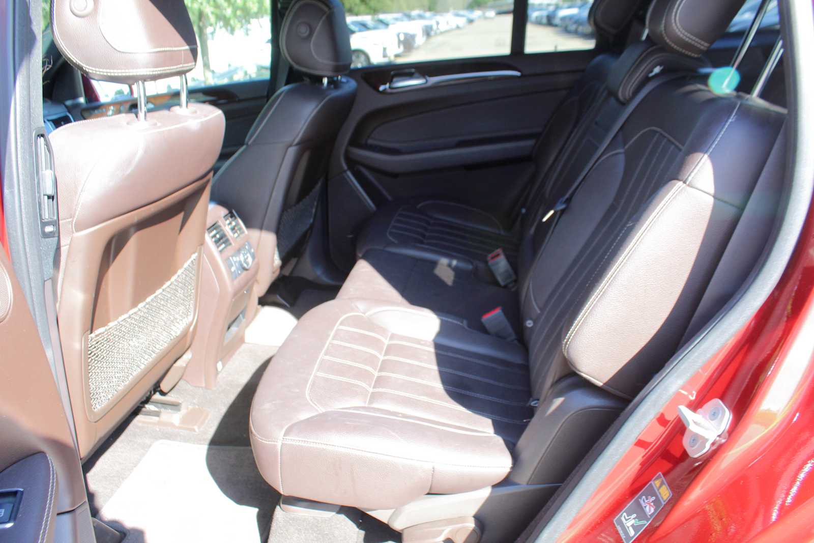 Used 2017 designo Cardinal Red Metallic Mercedes-Benz GLS 450 image 23