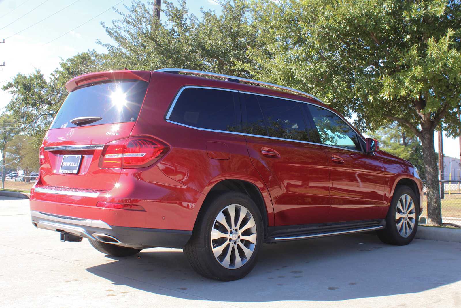 Used 2017 designo Cardinal Red Metallic Mercedes-Benz GLS 450 image 5