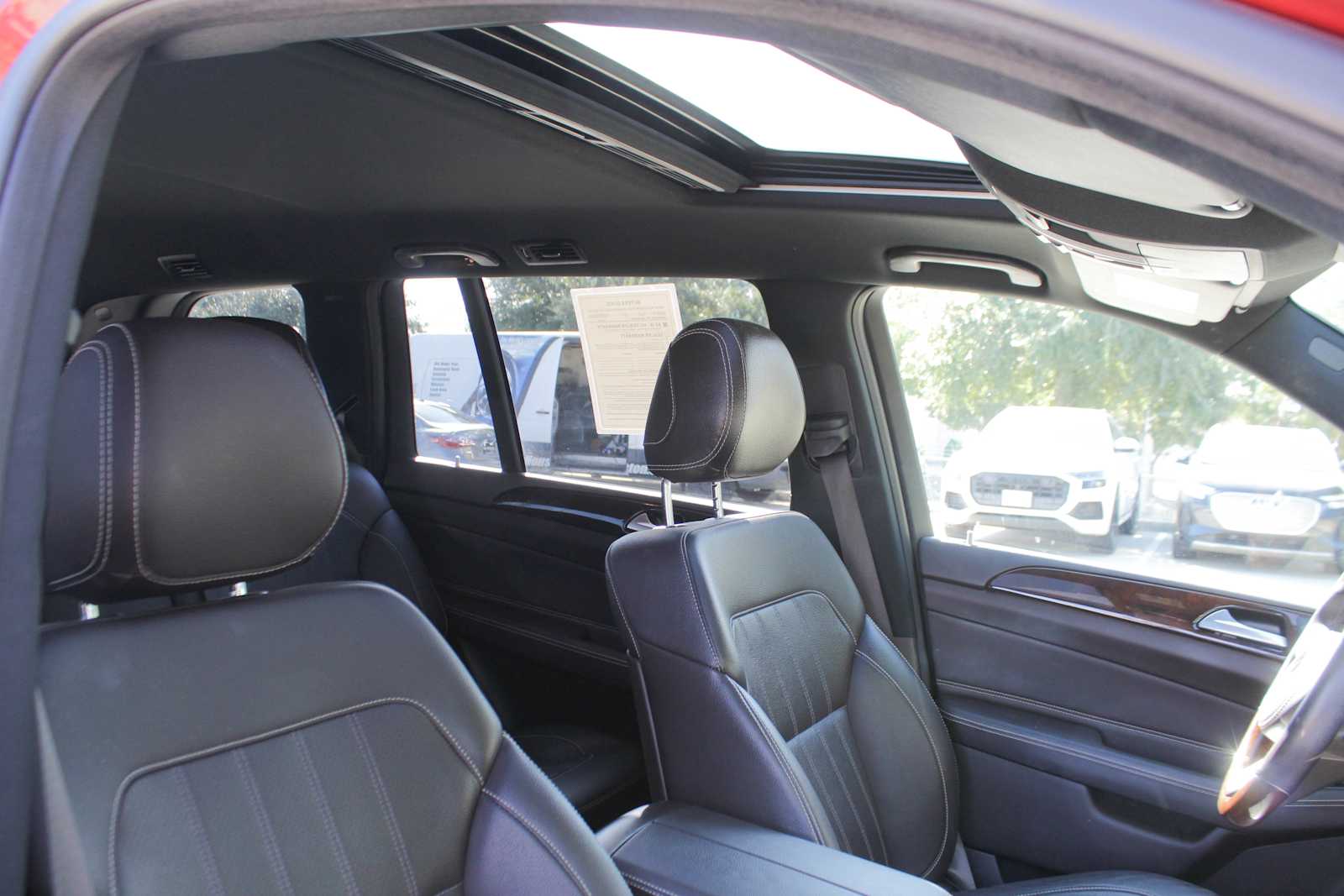 Used 2017 designo Cardinal Red Metallic Mercedes-Benz GLS 450 image 22