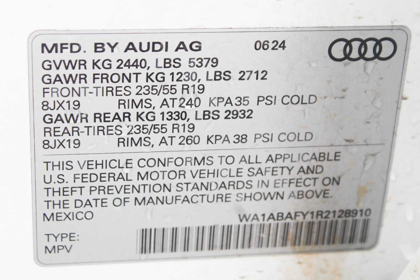 Certified Used 2024 Arkona White Audi Premium image 32
