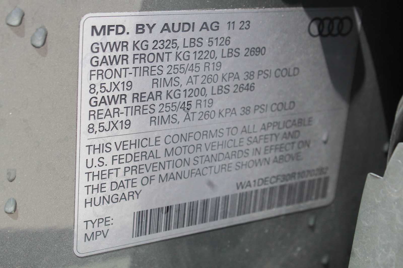 Certified Used 2024 Chronos Gray Metallic Audi S line Premium image 31