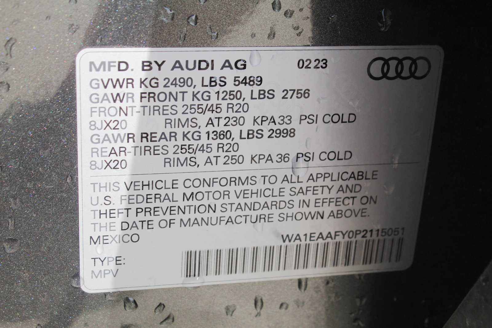 Certified Used 2023 Daytona Gray Pearl Effect Audi S line Premium Plus image 30