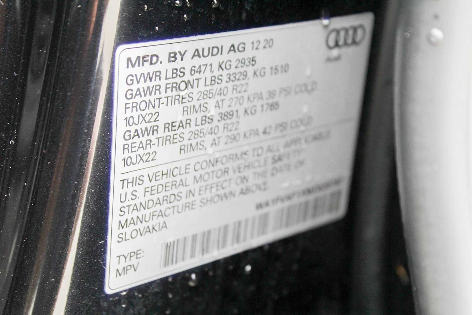 Used 2021 Orca Black Metallic Audi Prestige image 32