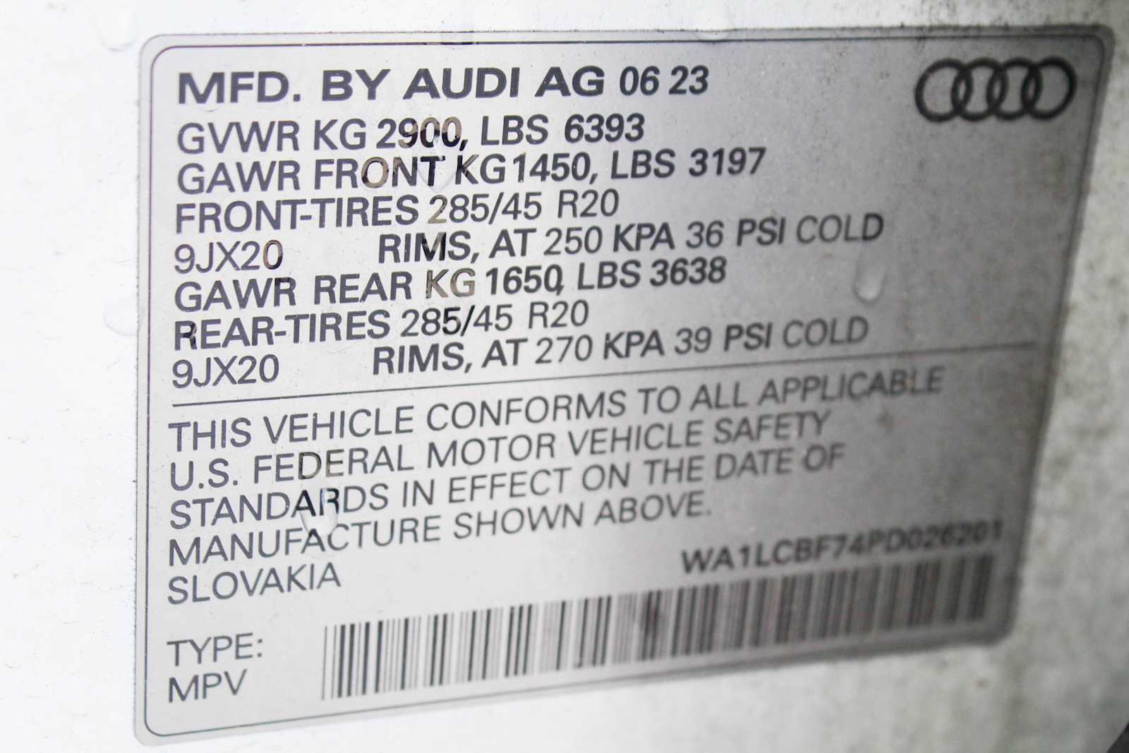 Certified Used 2023 Glacier White Metallic Audi Premium Plus image 32