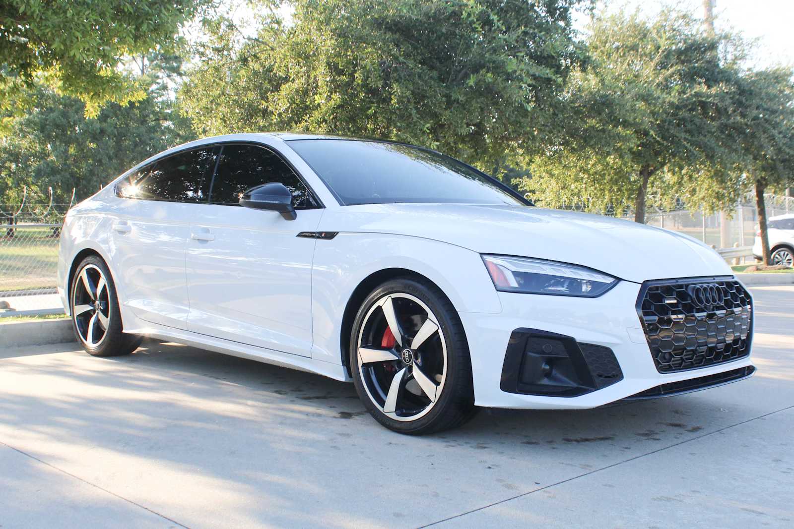 Certified Used 2023 Glacier White Metallic Audi S line Premium Plus image 3