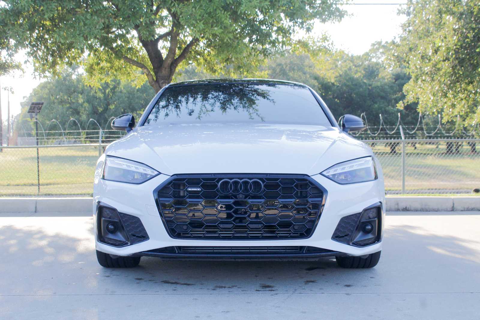 Certified Used 2023 Glacier White Metallic Audi S line Premium Plus image 2