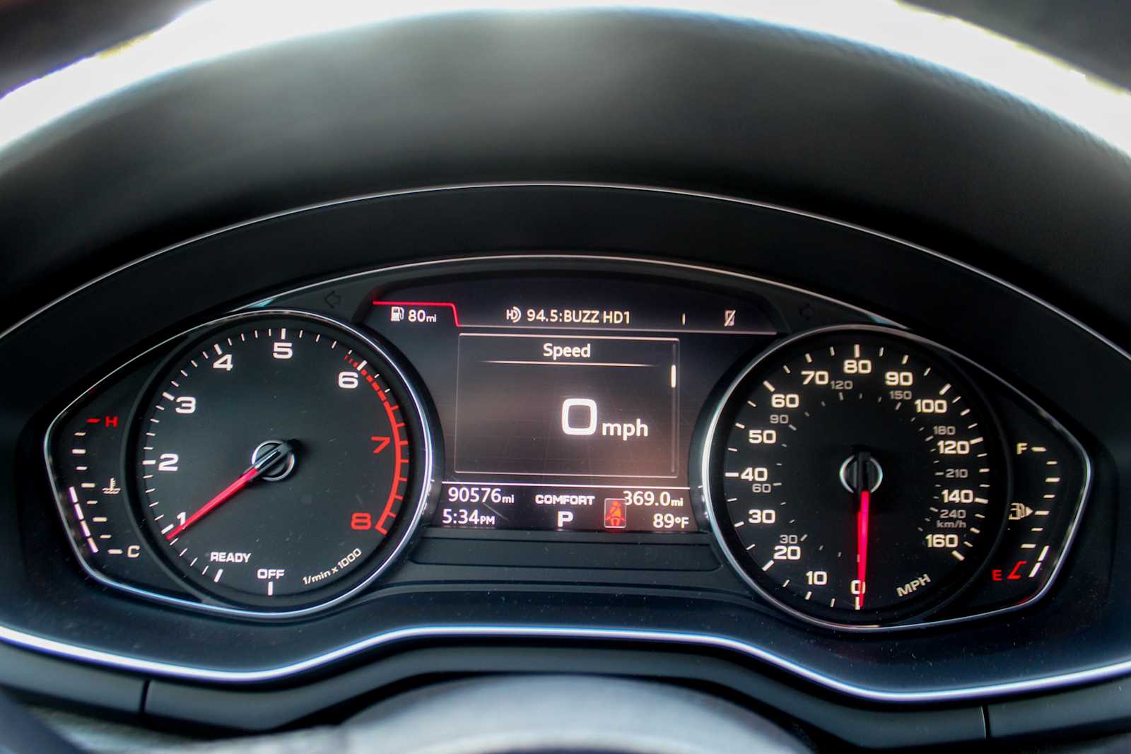 Used 2018 Moonlight Blue Metallic Audi Premium image 14