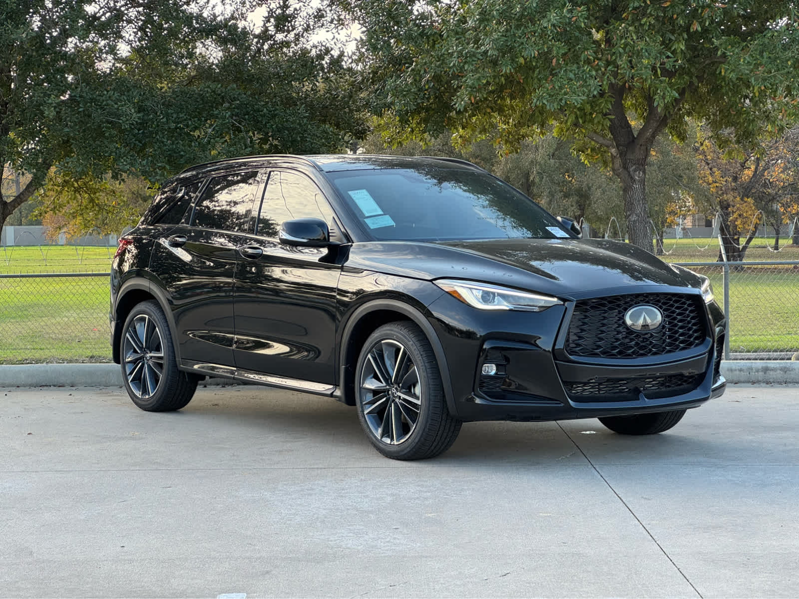 Certified Used 2025 Black Obsidian INFINITI SPORT image 2