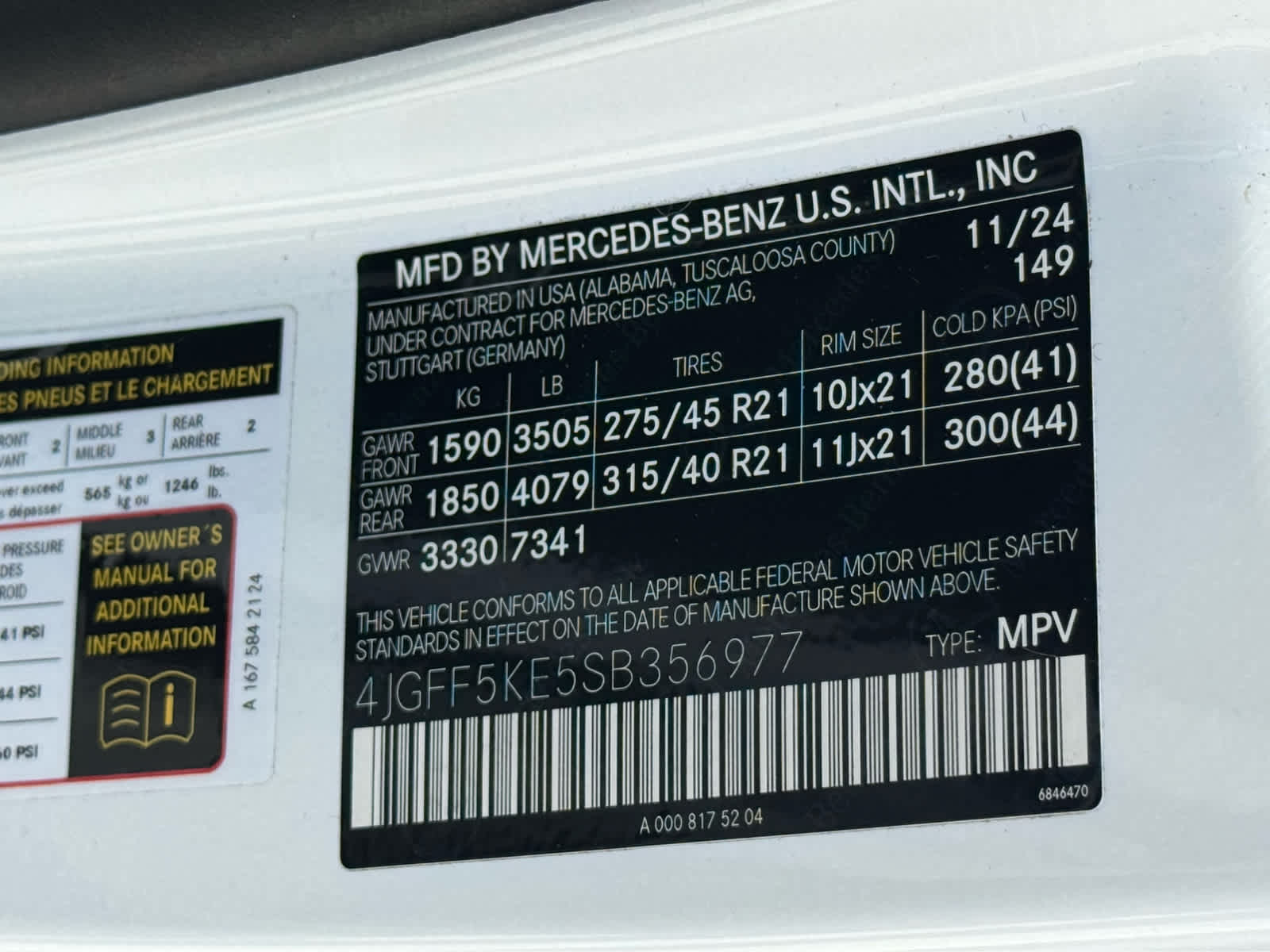 Used 2025 Polar White Mercedes-Benz GLS 450 image 24