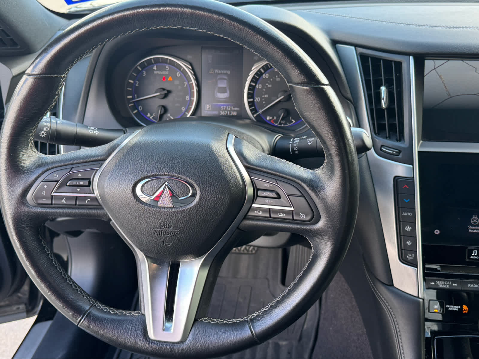Certified Used 2019 Black Obsidian INFINITI 3.0t LUXE image 18