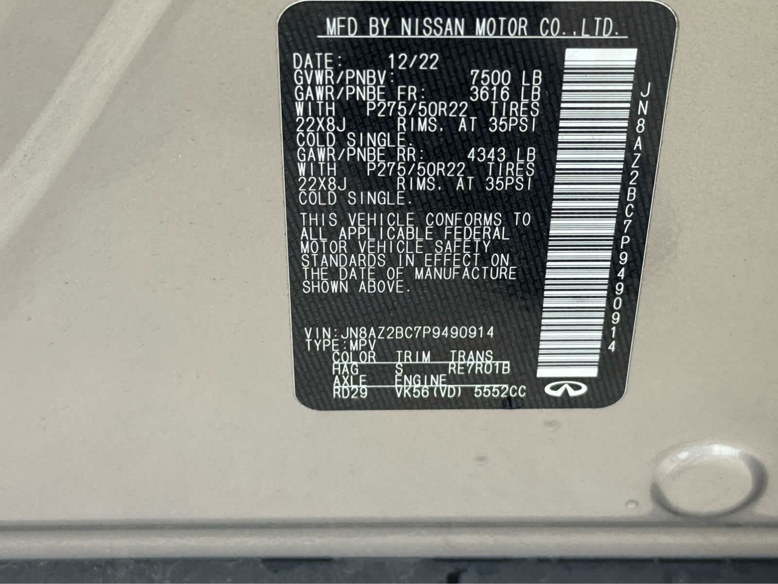 2023 INFINITI QX80 Sensory 4WD - Photo 27