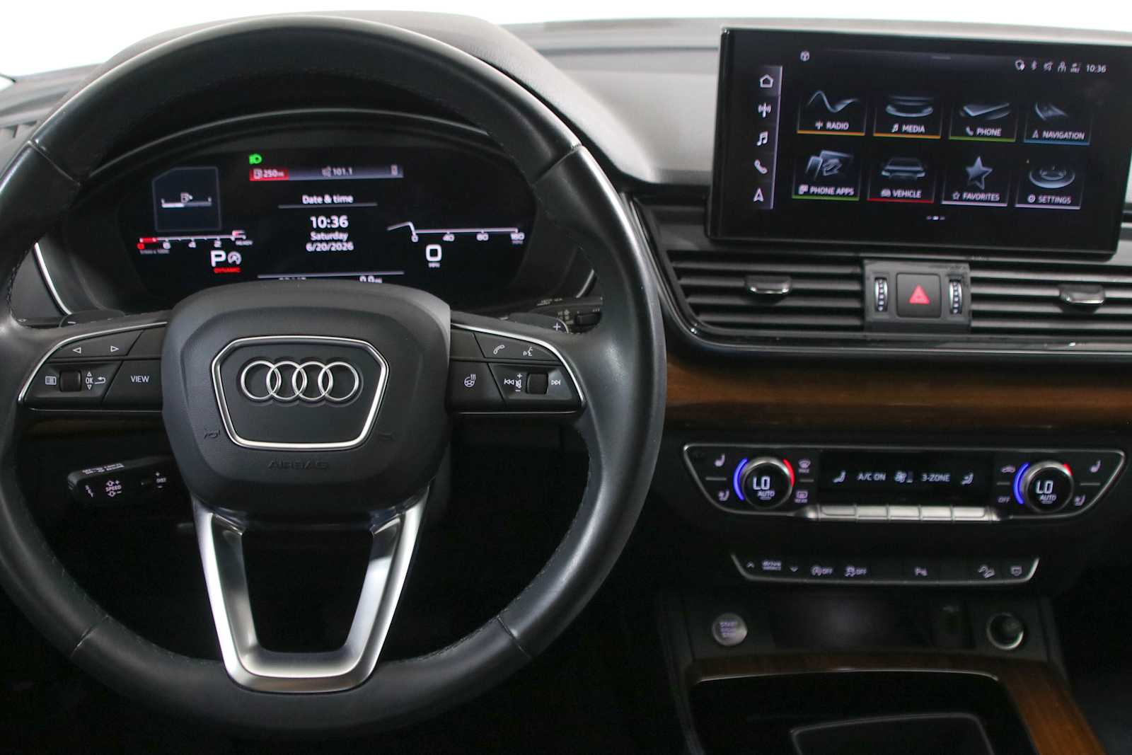 Certified Used 2021 Florett Silver Metallic Audi Premium Plus image 14