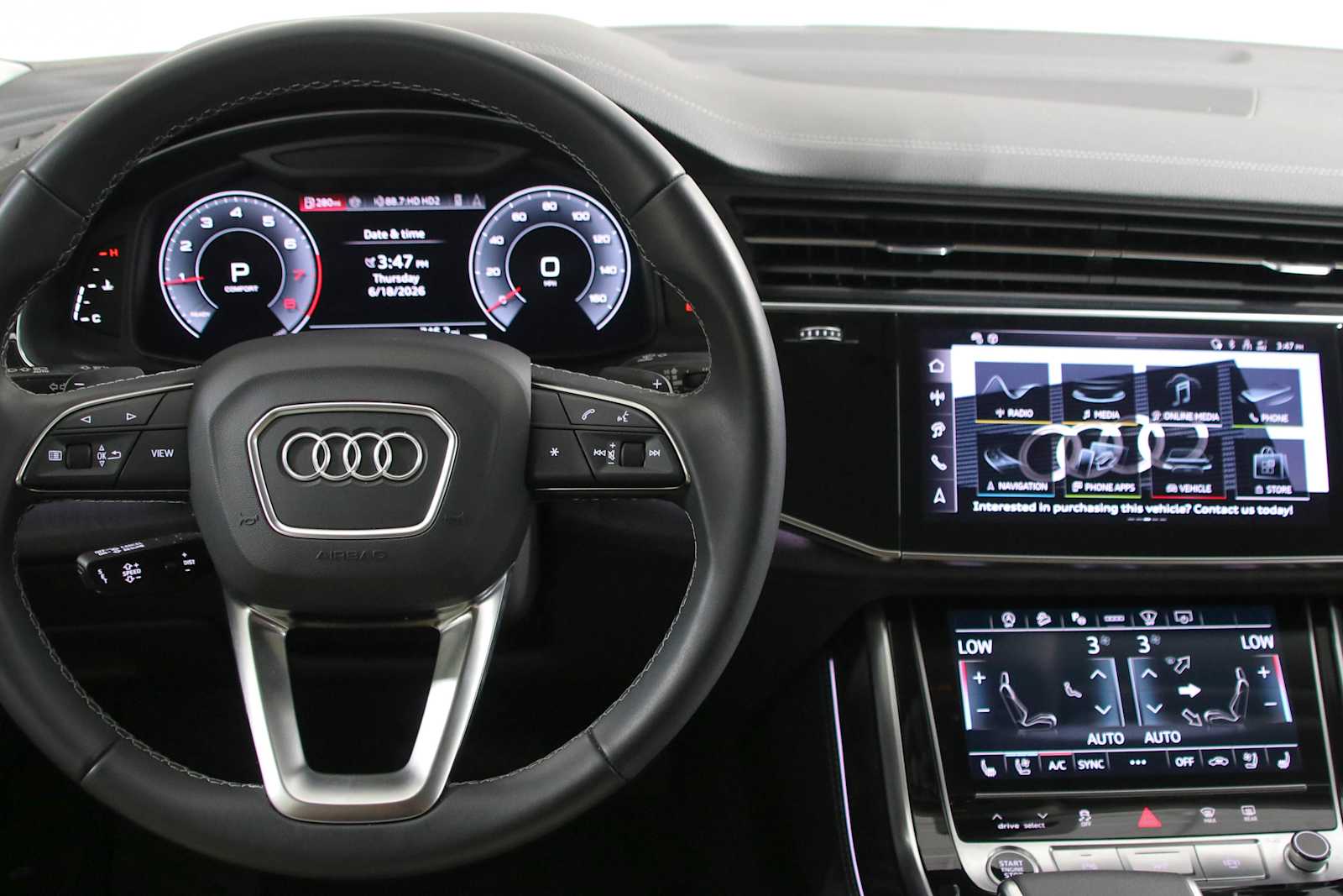 Certified Used 2025 Glacier White Metallic Audi Prestige image 14