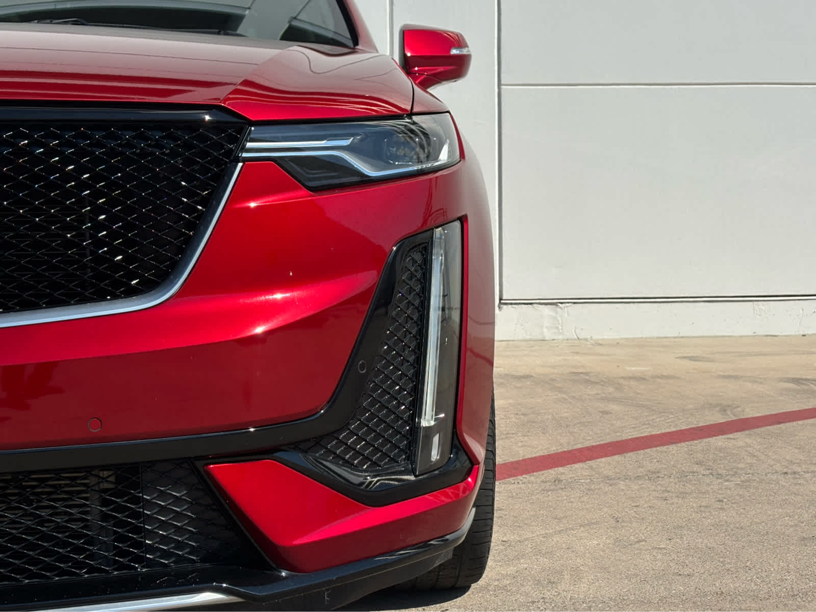 Certified Used 2023 Radiant Red Tintcoat Cadillac AWD Sport image 7
