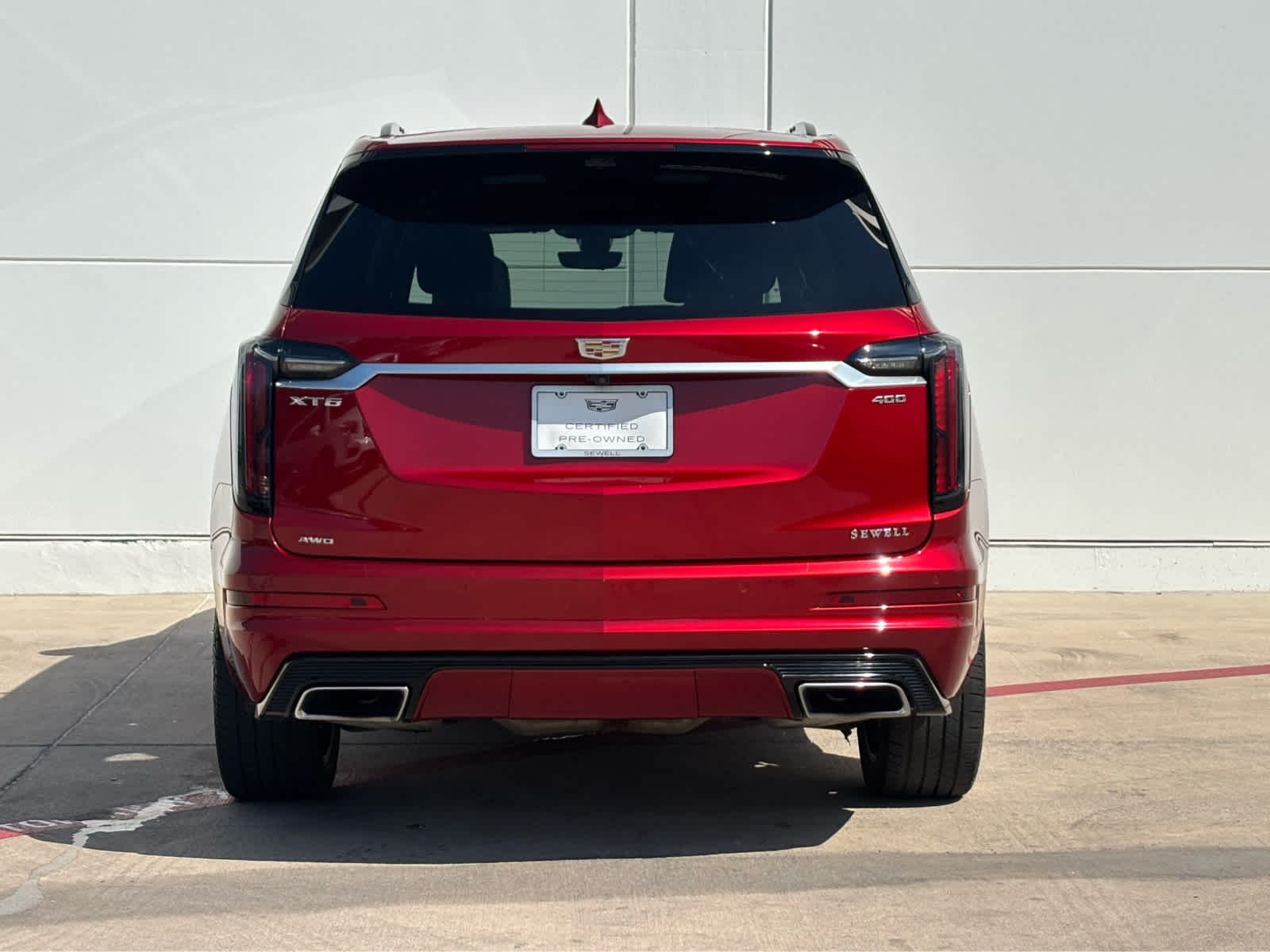 Certified Used 2023 Radiant Red Tintcoat Cadillac AWD Sport image 5