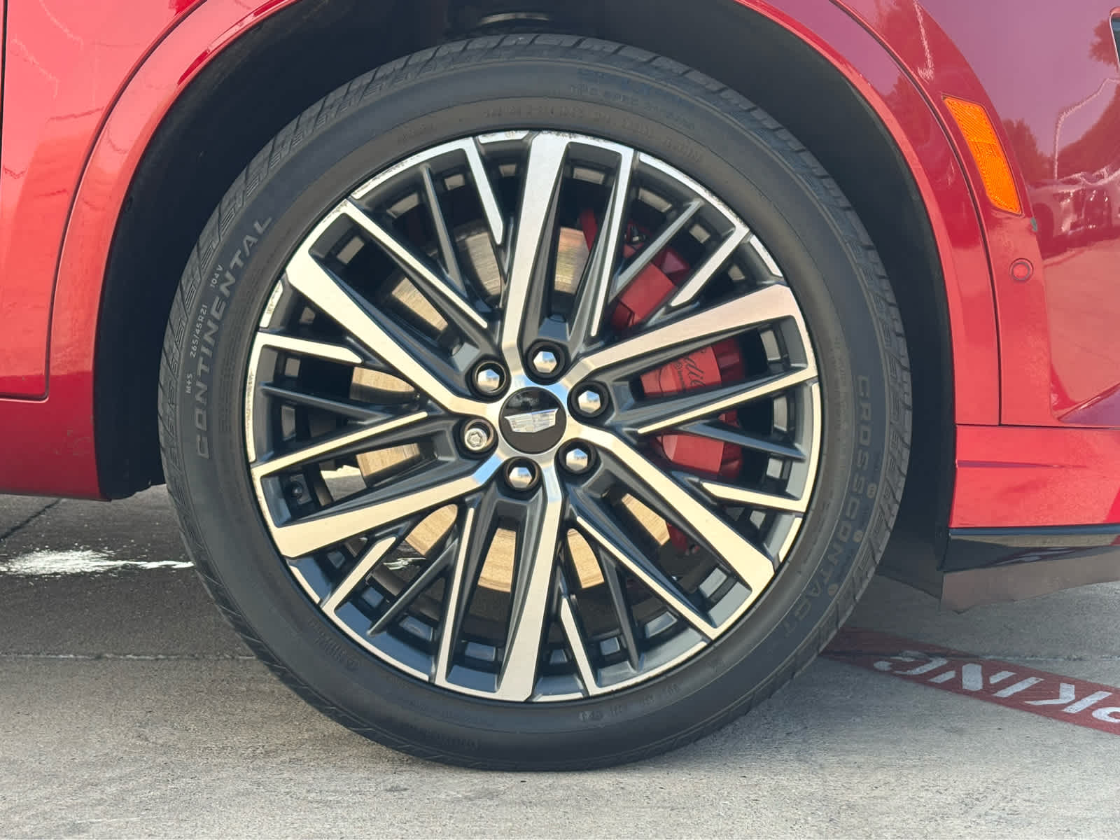 Certified Used 2023 Radiant Red Tintcoat Cadillac AWD Sport image 8
